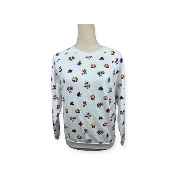 🆕 Vera Bradley Airy Rosa Floral Sweatshirt size small - Picture 1 of 9